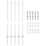 vidaXL Plotové stĺpy 10 ks U-kanál 100 cm pozinkovaná oceľ – Obrázok 4