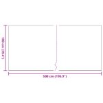 vidaXL Umelá tráva čierna 1x5 m 30 mm – Obrázok 8