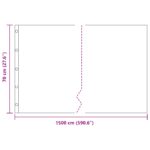 vidaXL Korekčná bariéra s spojovacími koľajnicami Čierna 0,7x15 m 1,5 mm HDPE – Obrázok 10