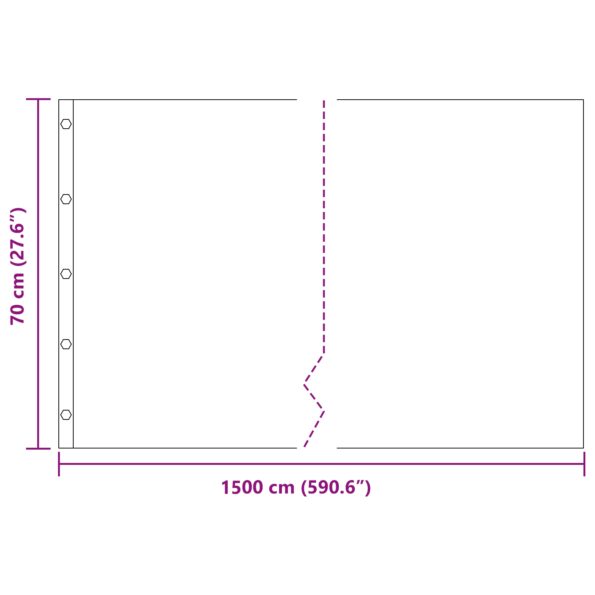 vidaXL Korekčná bariéra s spojovacími koľajnicami Čierna 0,7x15 m 1,5 mm HDPE – Obrázok 10