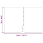 vidaXL Bariéra proti koreňom Čierna 0.7x10 m 1.5 mm HDPE – Obrázok 10