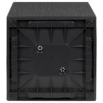 vidaXL Záhradný kvetináč v tmavošedej farbe, rozmer 36x36x35 cm, PP – Obrázok 3