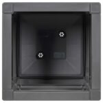 vidaXL Záhradný kvetináč v tmavošedej farbe, rozmer 36x36x35 cm, PP – Obrázok 5