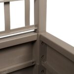 vidaXL Záhradný kvetináč s trelážou Světlohnedý 36x36x140 cm PP – Obrázok 7