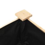 vidaXL Záhradný kvetináč s poličkou 203x53x76 cm z masívneho dreva – Obrázok 8