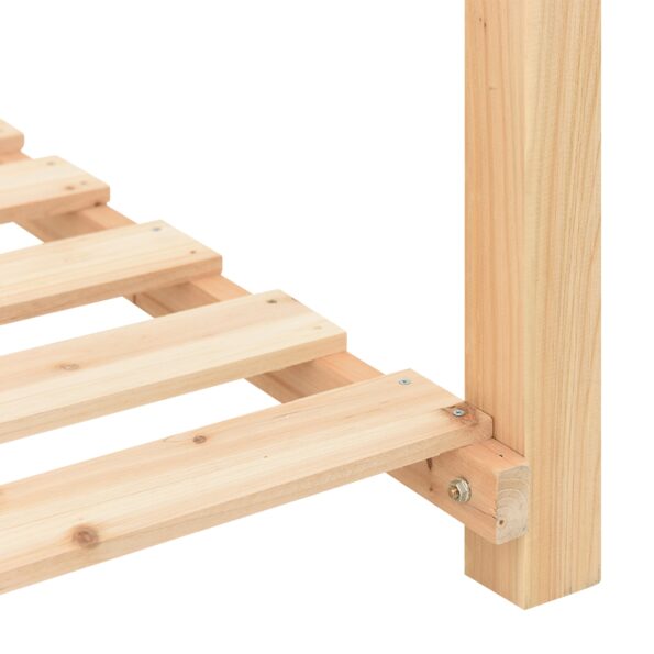 vidaXL Záhradný črepník so policami 155x59x76 cm z masívneho borovicového dreva – Obrázok 9