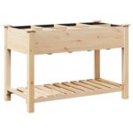 vidaXL Záhradný kvetináč s mriežkami 115x59x76 cm z masívneho dreva jedľa – Obrázok 7