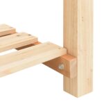 vidaXL Záhradný truhlík s mriežkami 161x43x76 cm z masívneho borovice – Obrázok 9