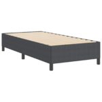 vidaXL Tmavo šedý rám postele 80x200 cm z kordurovej tkaniny – Obrázok 4