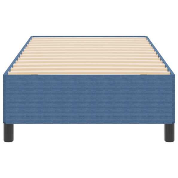 vidaXL Postelový rám Modrá 80x200 cm Zamatová tkanina – Obrázok 5