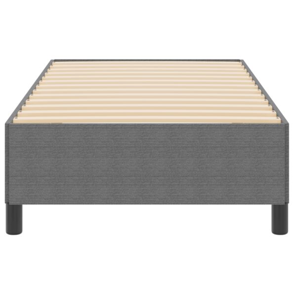 vidaXL Rám postele Svetlosivá 90x190 cm Zamatová tkanina – Obrázok 5