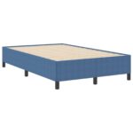 vidaXL Posteľ s pružinovým rámom Modrá 120 x 190 cm Kordúrová tkanina – Obrázok 2