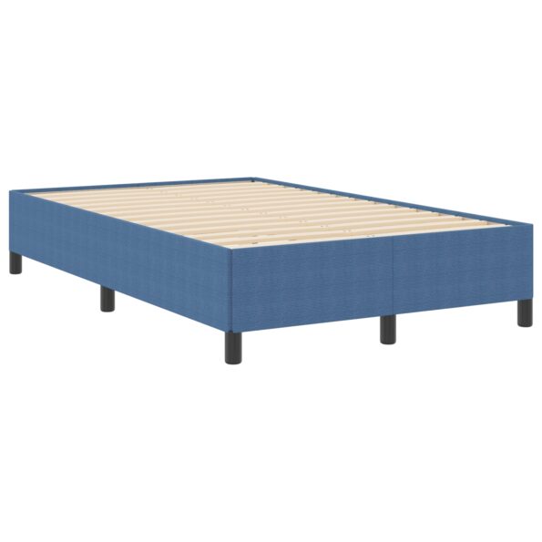 vidaXL Posteľ s pružinovým rámom Modrá 120 x 190 cm Kordúrová tkanina – Obrázok 2