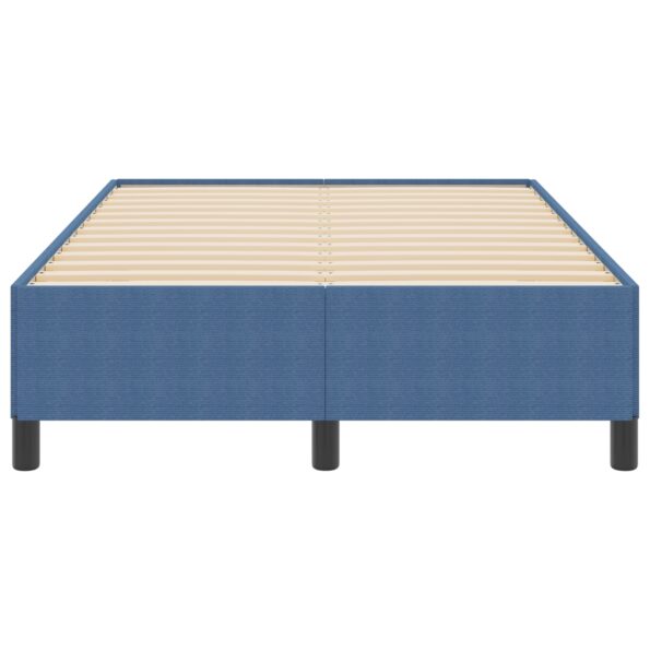 vidaXL Posteľ s pružinovým rámom Modrá 120 x 190 cm Kordúrová tkanina – Obrázok 6