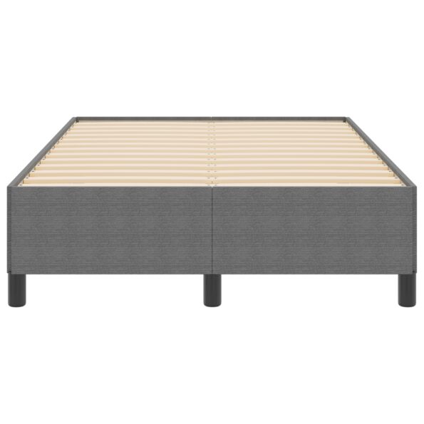 vidaXL Rám postele Svetlosivá 120x200 cm Zamatová tkanina – Obrázok 5