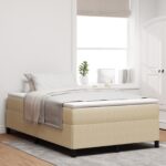 vidaXL Rám postele Svetlozelená Šedá 120x200 cm Zamatová tkanina