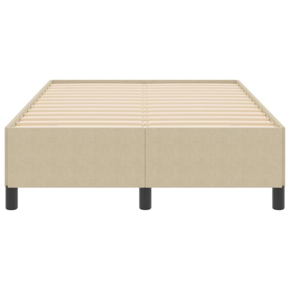 vidaXL Rám postele Svetlozelená Šedá 120x200 cm Zamatová tkanina – Obrázok 5