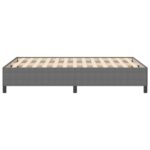 vidaXL Rám postele Svetlosivá 140x200 cm Zamatová tkanina – Obrázok 6