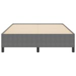 vidaXL Rám postele Svetlosivá 160x200 cm Zamatová látka – Obrázok 6