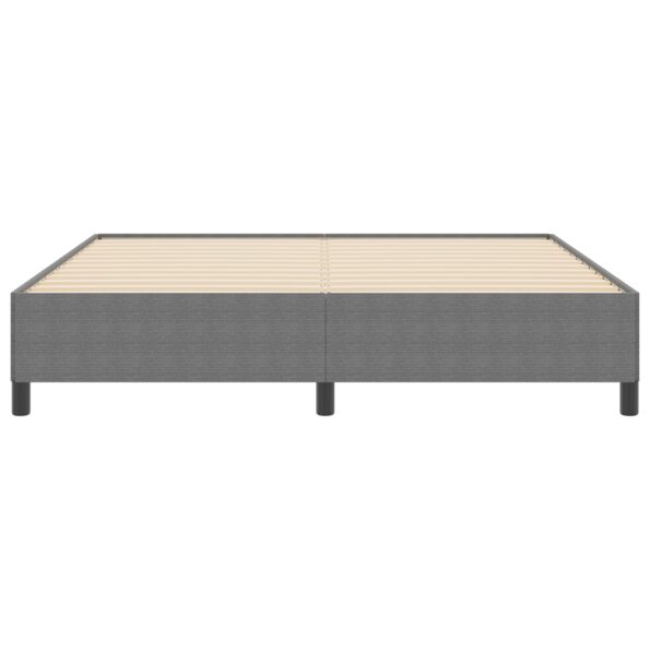 vidaXL Rám postele Svetlosivá 180x200 cm Zamatová tkanina – Obrázok 4