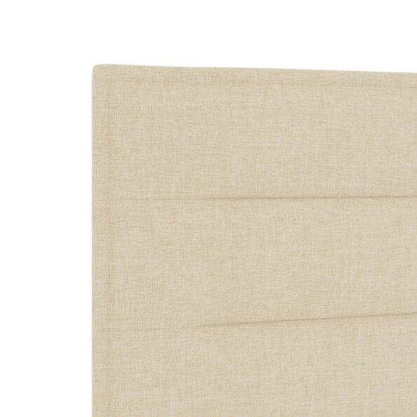 42007004_7.jpg vidaXL Čelo postele s líniovým dizajnom krémové 90 cm textil – Obrázok 7