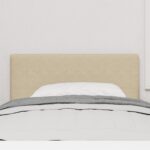 vidaXL Čelo postele Jednoduchý dizajn Svetlozelená Sivá 80 cm Zamatová tkanina – Obrázok 3