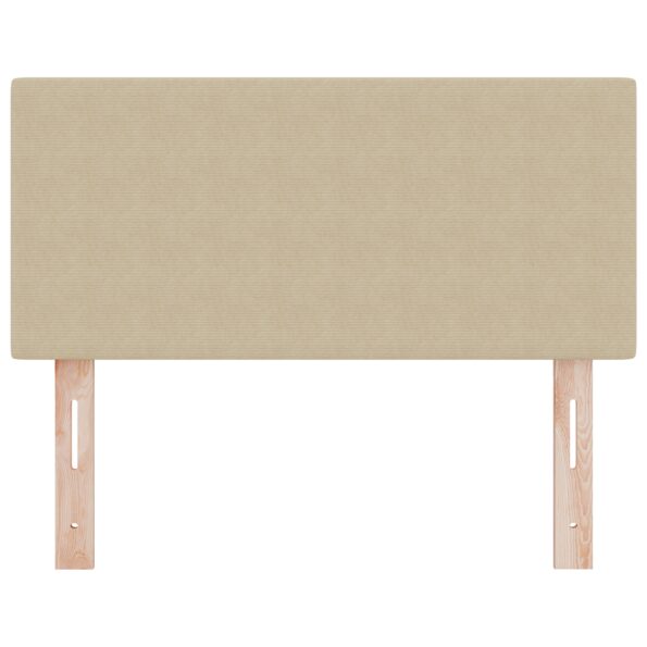 vidaXL Čelo postele Jednoduchý dizajn Svetlozelená Sivá 80 cm Zamatová tkanina – Obrázok 4