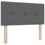vidaXL Výškovo nastaviteľný čelový panel Tmavo šedá 90 cm látka – Obrázok 2