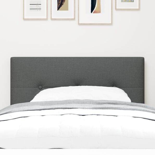vidaXL Výškovo nastaviteľný čelový panel Tmavo šedá 90 cm látka – Obrázok 3