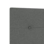 vidaXL Výškovo nastaviteľný čelový panel Tmavo šedá 90 cm látka – Obrázok 8