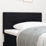 vidaXL Výškovo nastaviteľný čelový panel Čierny 90 cm látka