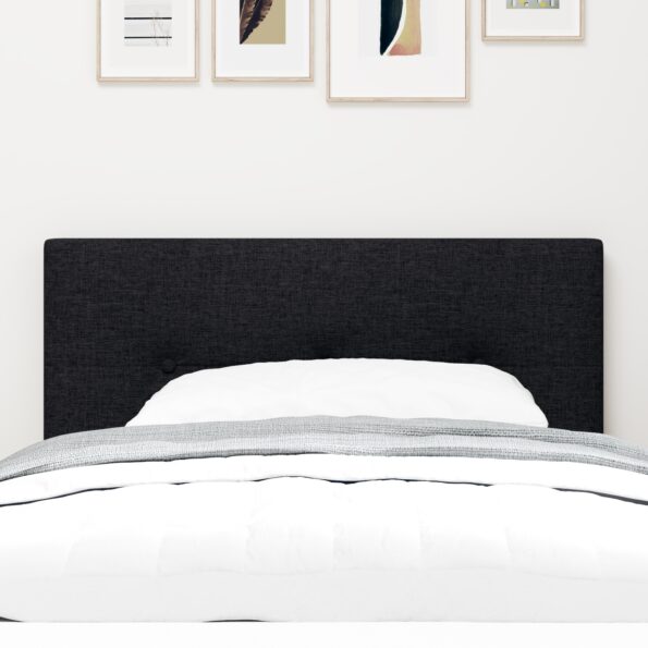 vidaXL Výškovo nastaviteľný čelový panel Čierny 90 cm látka – Obrázok 3