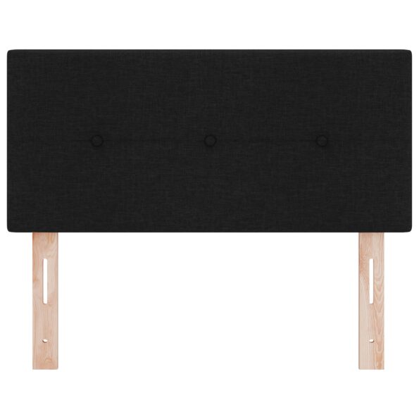 vidaXL Výškovo nastaviteľný čelový panel Čierny 90 cm látka – Obrázok 4