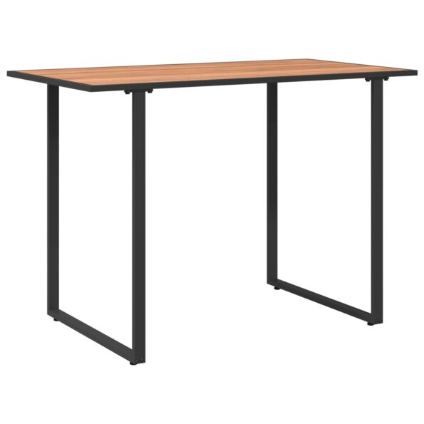 42007552_5.jpg vidaXL Záhradný stôl Hnedý 100x55x70 cm DPC a Oceľ – Obrázok 5