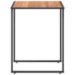 vidaXL Záhradný stôl Hnedý 100x55x70 cm DPC a Oceľ – Obrázok 7