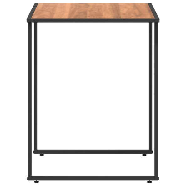 42007552_7.jpg vidaXL Záhradný stôl Hnedý 100x55x70 cm DPC a Oceľ – Obrázok 7