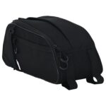 vidaXL bicyklová taška pre paniersky nosič 8 L Čierna 38x16x16 cm