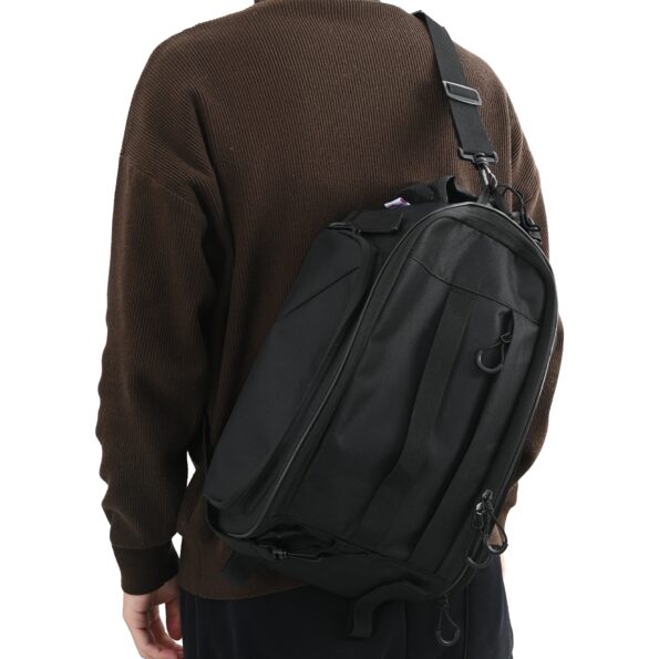 vidaXL Bicyklová taška 12 L Čierna 38x21x16 cm – Obrázok 3