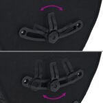 vidaXL Taška na bicykel pre nosič 25 L Čierna 32.5x17x57 cm – Obrázok 11