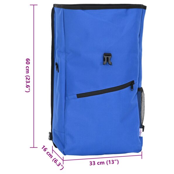 vidaXL Modrá taška na nosič bicykla 25 L 33x16x48 cm – Obrázok 13