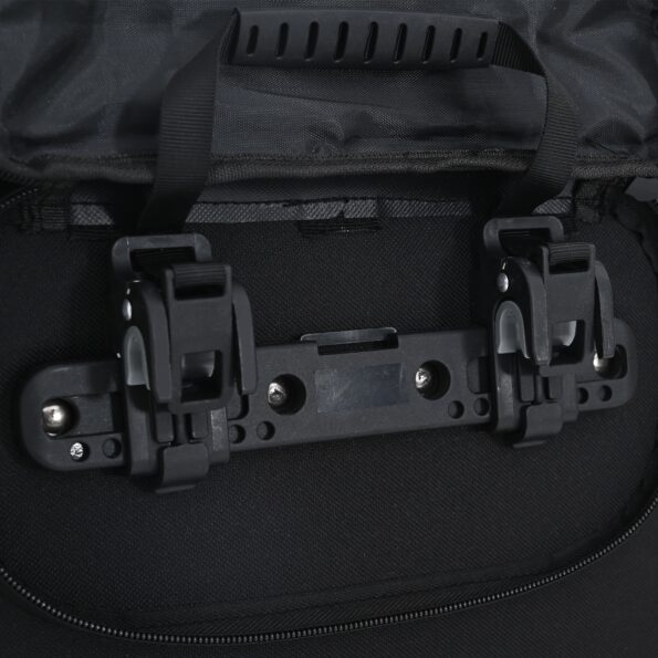 vidaXL Bicyklová taška pre zadný nosič 20 L Čierna 31x13x58 cm – Obrázok 10