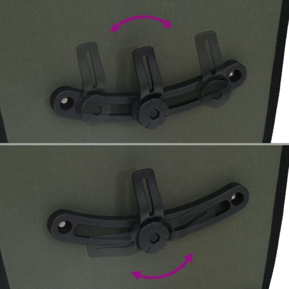 vidaXL Bicyklový batoh pre nosič 20 L Olivová 34x16x59 cm – Obrázok 12