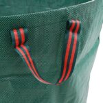 vidaXL Záhradné odpadkové tašky s rukoväťami 4 ks Skladacie okrúhle zelené 300 L – Obrázok 8