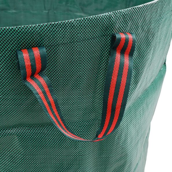 42008103_8.jpg vidaXL Záhradné odpadkové tašky s rukoväťami 4 ks Skladacie okrúhle zelené 300 L – Obrázok 8