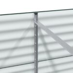 vidaXL Záhradný vyvýšený záhon, zelený, 320x80x81 cm, pozinkovaná oceľ – Obrázok 9