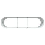 vidaXL Záhradný vyvýšený záhon hnedý 320x80x81 cm, pozinkovaná oceľ – Obrázok 8