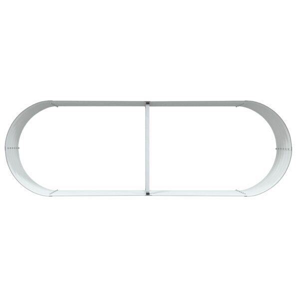 vidaXL Záhradný vyvýšený záhon Hnedý 240x80x44 cm Galvanizovaná oceľ – Obrázok 8