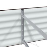vidaXL Záhradný vyvýšený záhon Hnedý 240x80x44 cm Galvanizovaná oceľ – Obrázok 9