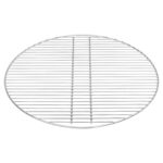vidaXL BBQ grilovacia rošt Strieborná Ø57 cm nerezová oceľ – Obrázok 3