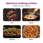 vidaXL Rošt na gril s rukoväťami obdĺžnikový 60x40 cm z nehrdzavejúcej ocele – Obrázok 6